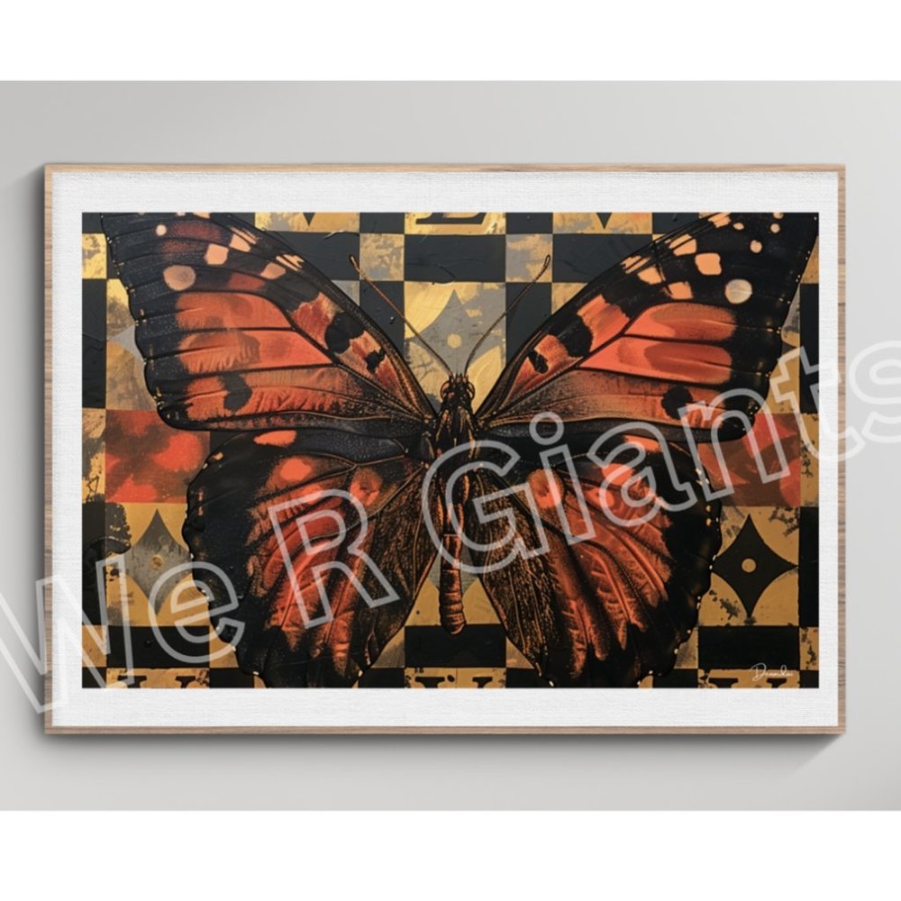 Butterfly Art Print 17x11 by Denardai